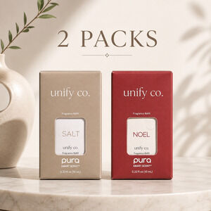 Unify Co. Pura Fragrance Refill 2 Pack Salt & Noel 0.33 fl oz Each